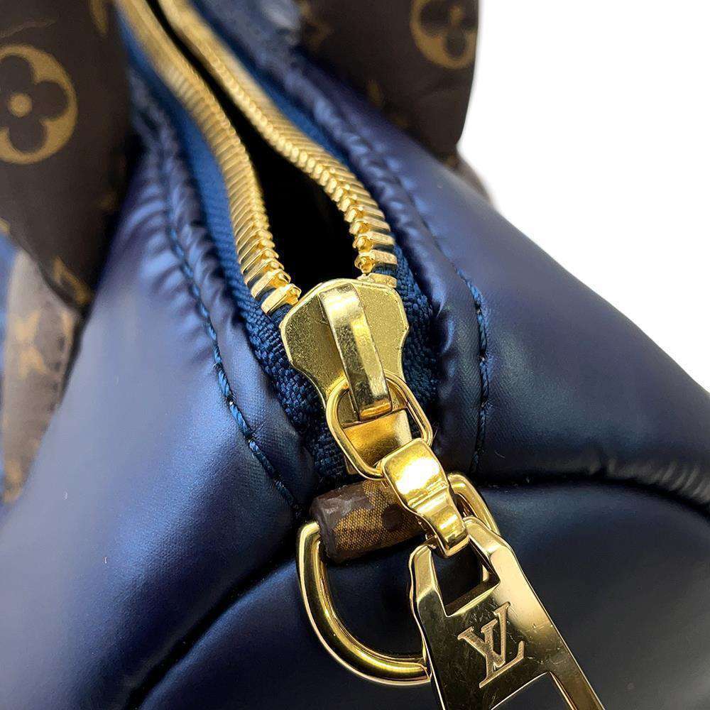 Louis Vuitton Handbag Recycled Metallic Monogram Speedy Bandouliere Bag - Picture 8 of 11